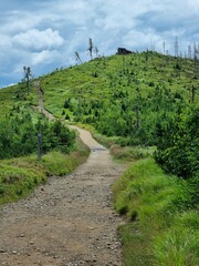 Przepiękny krajobraz Beskidu Śląskiego. Polska