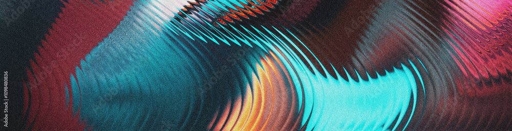 Poster wide size fluid panoramic web website header trendy grain dust graphic background for website design