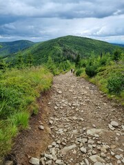 Przepiękny krajobraz Beskidu Śląskiego. Polska
