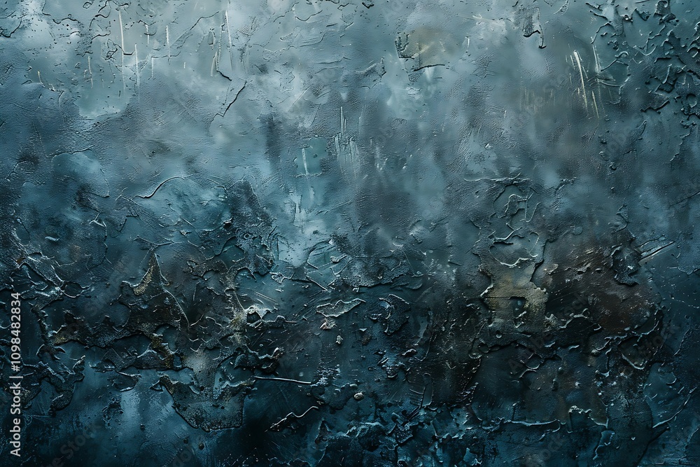 Poster grunge background with space for text or image. dark blue color.