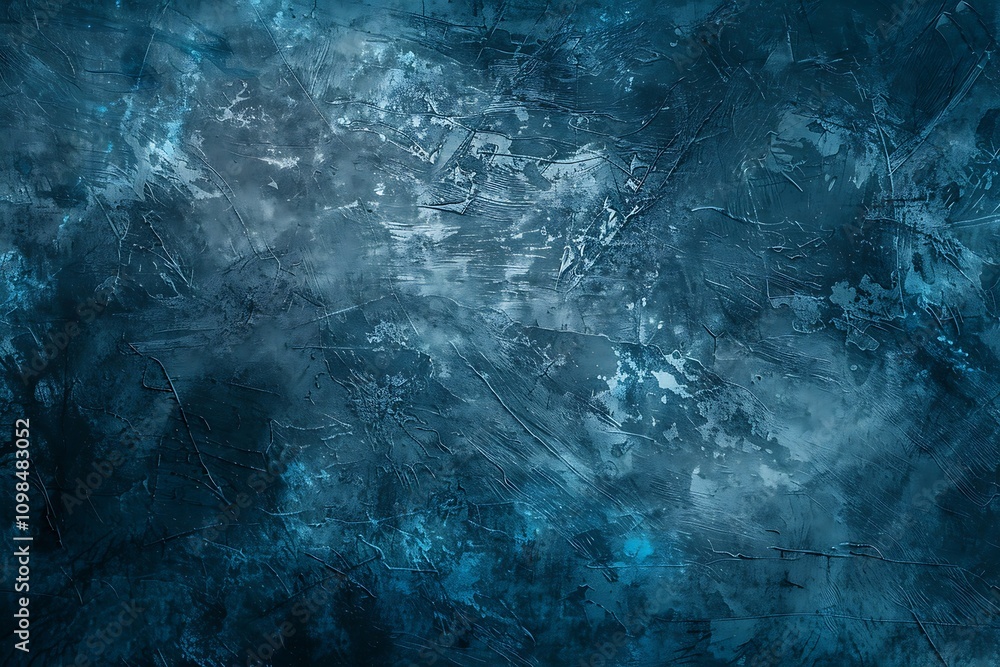 Poster grunge background with space for text or image. dark blue color.