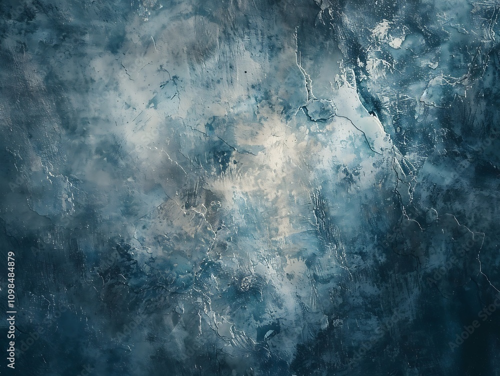 Poster grunge background with space for text or image. dark blue color.