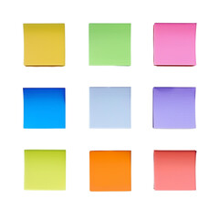 Fototapeta premium Colorful Sticky Notes