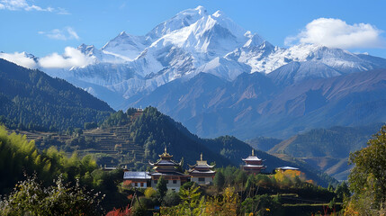 swiss mountains landscape