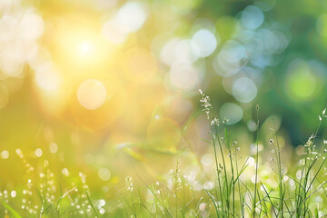 Obraz premium spring bokeh background