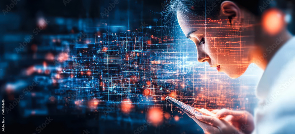 Poster ai empowering digital connectivity and data management in global networks