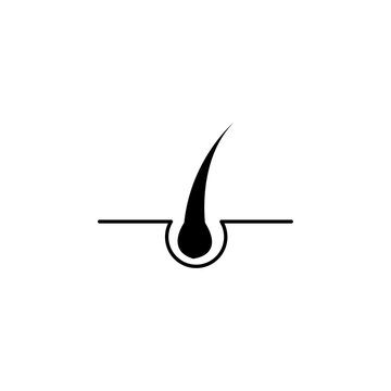 recommend clip art: hair transplant icon black and white vector outline sign