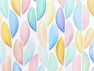 Fototapeta premium Uplifting phrases, graceful lettering, soft hues, centered perspective, complemented by fluid watercolor designs in the background.