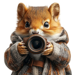 Cute Forest Animals scavenger hunt  Isolated On White Background