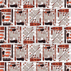 Sole Searching Endless Feet Repeat Pattern Design