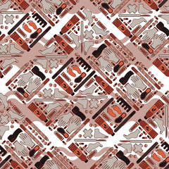 Sole Searching Endless Feet Repeat Pattern Design