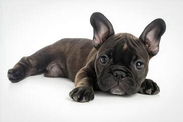French bulldog puppy isolated