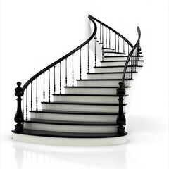 Fototapeta premium Staircase Isolated