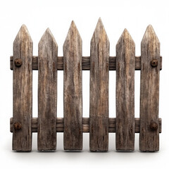 Obraz premium Wooden Fence Isolated