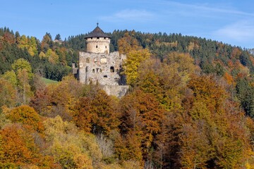 Ruine Wildberg im goldenen Herbst