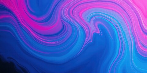 Fototapeta premium Abstract Swirling Pattern in Vibrant Blues and Pinks
