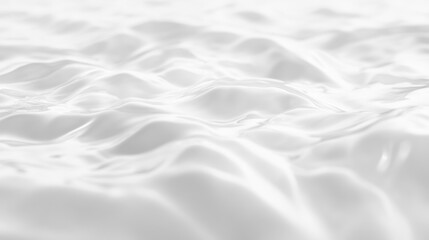 Fototapeta premium Abstract white wavy texture background.