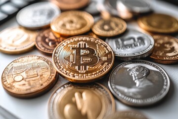 Rebel investors exploring blockchain-based meme stock platforms, integrating decentralized finance with speculative trends,