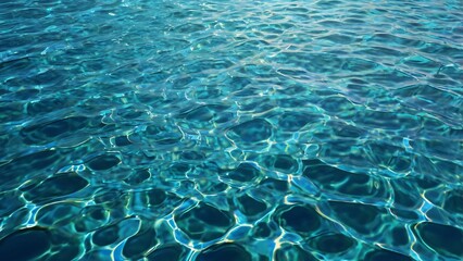 Obraz premium Sunlight Dancing on Turquoise Waters Tranquil, Dreamlike Reflections V4