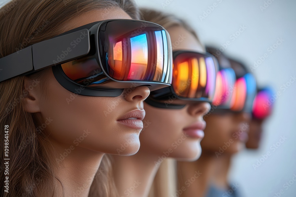 Poster Team operating in augmented reality environments, redefining virtual customer interaction standards.