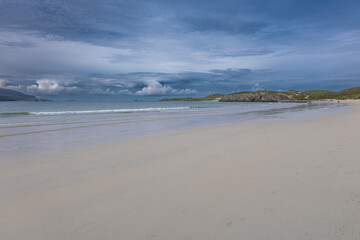 Obraz premium Balnakeil Beach,Durness, Sutherland, North West Scotland, beautiful white sandy beach