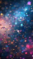 Expressive conceptual background inspired by the emotions and sensations of celebrations.