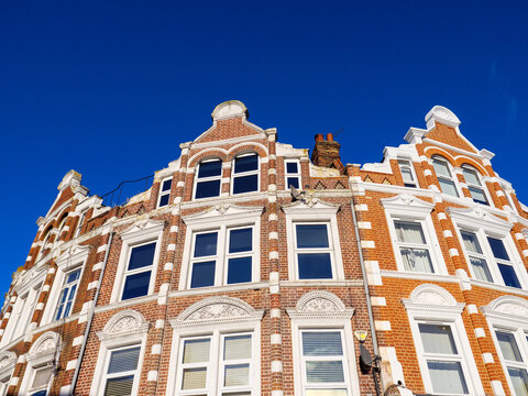 Terraced houses in Crouch End, Haringey, North London, England, UK