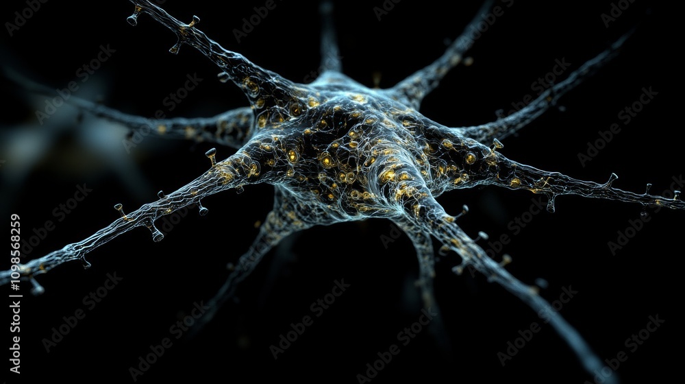 Aufkleber intricate neuron structure: a deep dive into the body's communication system