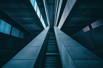 Modernes Architekturdetail mit Lichtspiel und scharfen Linien

