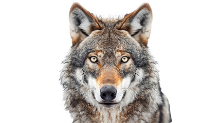 Obraz premium wolf isolated on white background