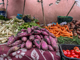Moroccan Markets: Souks with Vegetables for sale