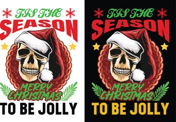 Print merry Christmas t shirt design and graphics