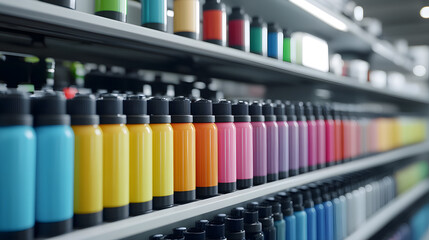 Fototapeta premium Printer Ink Production Process | High-Quality Ink Manufacturing for Printers | Industrial Equipment and Technology for Vibrant Printing Solutions