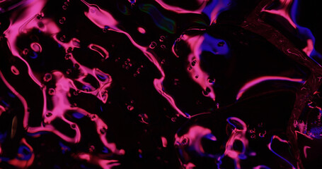 Holographic glare. Rainbow overflow. Mystical luminosity damaged surface. Abstract wavy line dot...