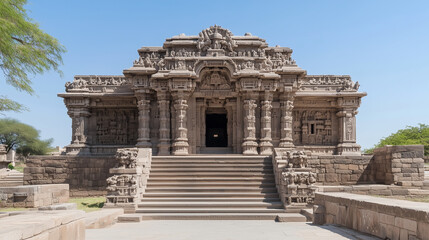 Fototapeta premium Ancient Monuments and Grand Architecture in Timeless Elegance