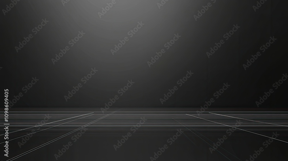 Poster a sleek modern outline border design with fine lines and an elegant touch