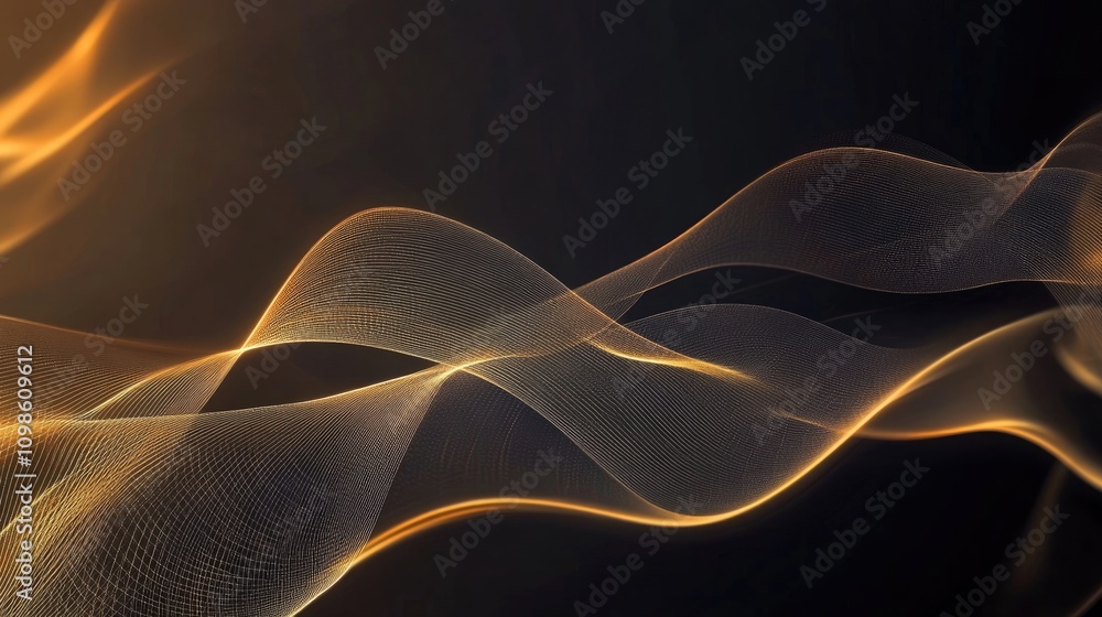 Poster a sleek modern outline border design with fine lines and an elegant touch