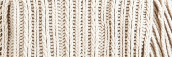 Soft woolen sweater with a subtle cable knit pattern in a calming beige tone, beige, soft