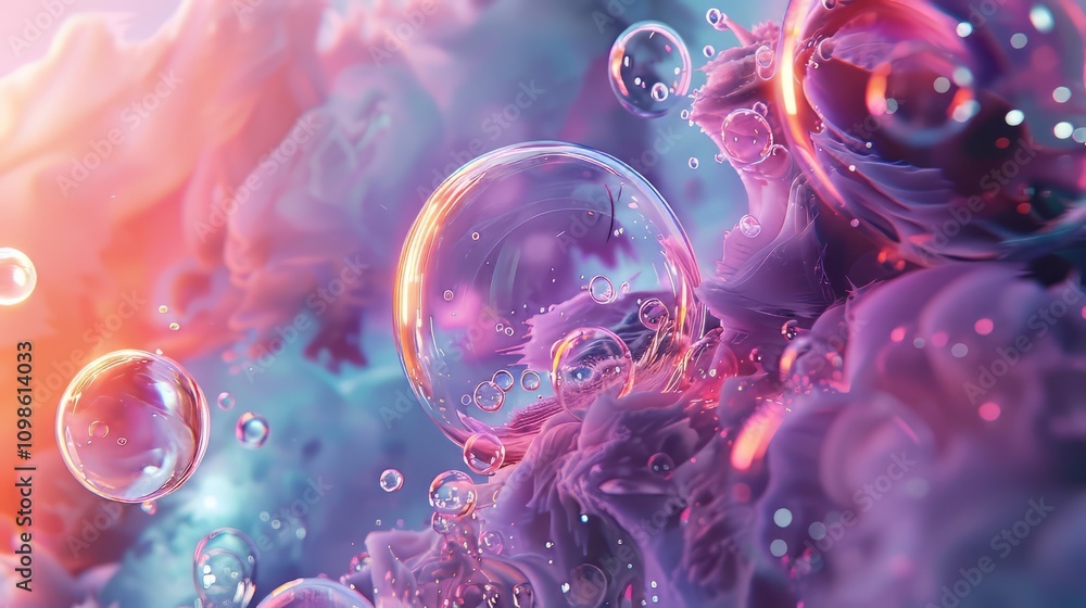 Poster engaging glassmorphism effect adding visual interest to digital designs