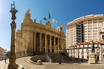 Obraz premium ALESP building, government chamber of Rio de Janeiro, Brazil