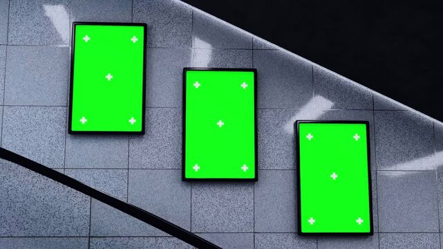 Billboard Mockups Green screen Animatsion