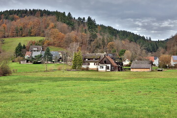 Münstertal im Schwarzwald im Herbst