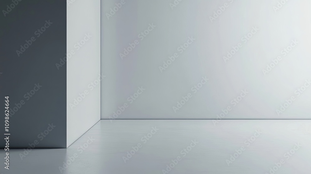 Poster a minimalist geometric corner border featuring sharp angles and clean lines