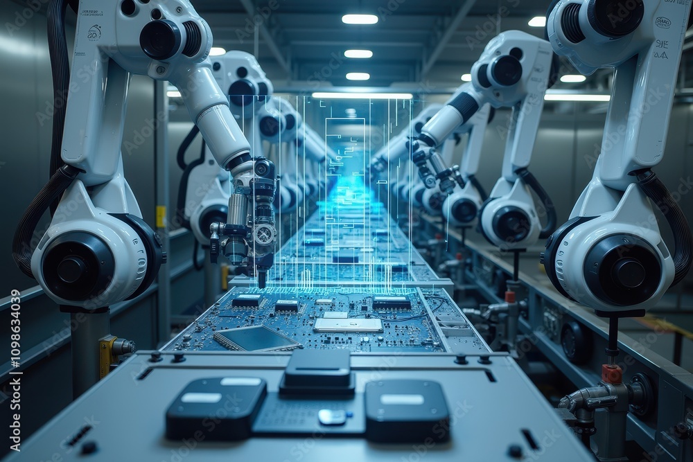 Aufkleber advanced robotic assembly system with precision machinery for efficient manufacturing and high-quali