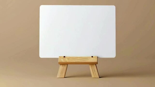 canvas on easel