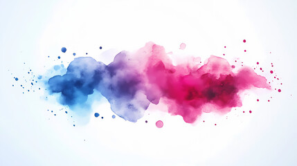 Obraz premium Bright abstract watercolor drawing on a paper image. Abstract. Illustration