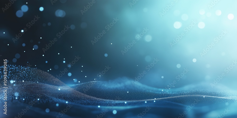 Aufkleber a blue background with a lot of small dots. the dots are scattered all over the background, creating