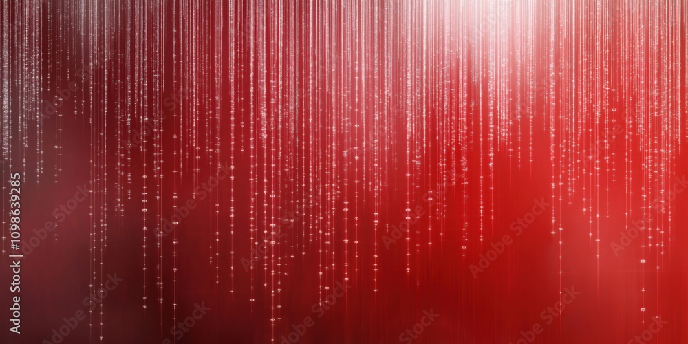 Aufkleber a red and white background with a red and white line that is going down. the line is made up of smal