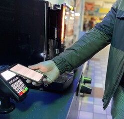 Making fast non-cash payments. Connects a mobile phone to a card reader. The client buys goods from...