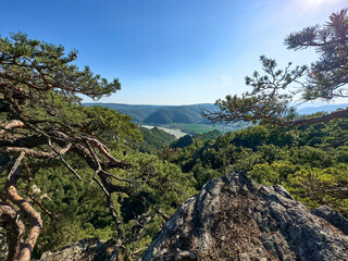 Fototapeta premium landscape with blue sky in Austria